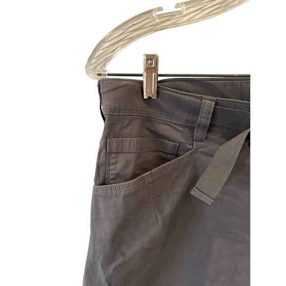 Alaskan Hardgear Utility Shorts Gray Cotton Blend Size 38 Adjustable Belt Pocket - Picture 3 of 5